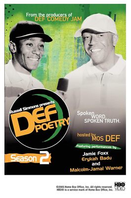 Russel Simmons Presents Def Poetry  - Season 2 (DVD) BRAND NEW!!!