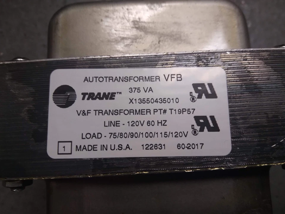 TRANSFORMADOR TRANE T19P57 375VA 208179 Foto 4 de 4