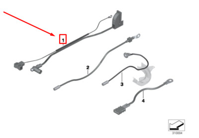 NEU BMW 3ER E90 PLUSKABEL 9269907 61129269907 ORIGINAL | eBay 