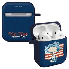 Peanuts Yeehaw America HDX Case Cover Compatible with Apple AirPods Gen 1 2