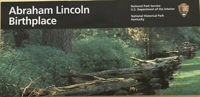 2026 ABRAHAM LINCOLN BIRTHPLACE  NATIONAL PARK SERVICE UNIGRID BROCHURE/MAP  New