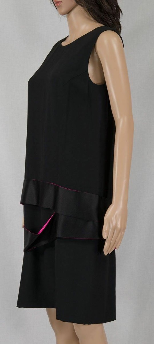 ALEXANDER MCQUEEN BLACK/PINK DRESS ICONIC 2008 SPRING COLLECTION SZ 44 |  eBay