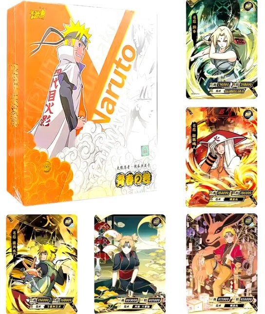Kayou Youth Scroll Box Naruto Officially Licensed CCG Luxury