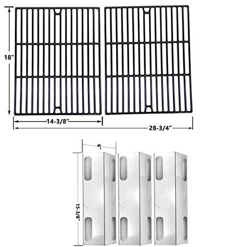 Ducane Affinity 3400 BBQ Grill, Heat Plates, Porcelain Cast Cooking
