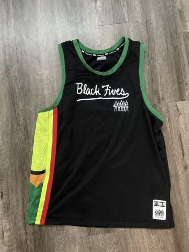 Puma Black Fives Men’s Basketball Jersey XL