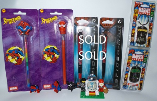 SPIDERMAN: 1 X PLUMA, 1 X LÁPIZ, 1 X LLAVERO, 1 X ETIQUETA DE PERRO, 3 X PINES (TK) - Imagen 2 de 12