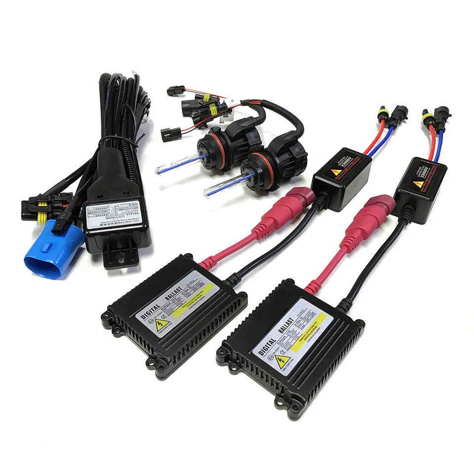 A1 BI-XENON 9007 High Power HID Kit AC 35W Premium Slim Ballast Headlight Bulbs - Image 2 of 4