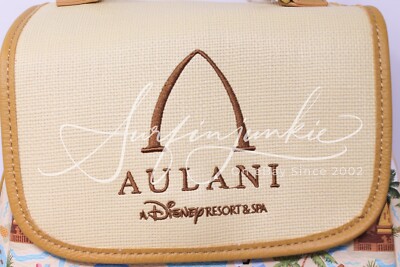 Aulani Resort Disney Parks Loungefly Bag Purse Wood Bamboo  display picture 1