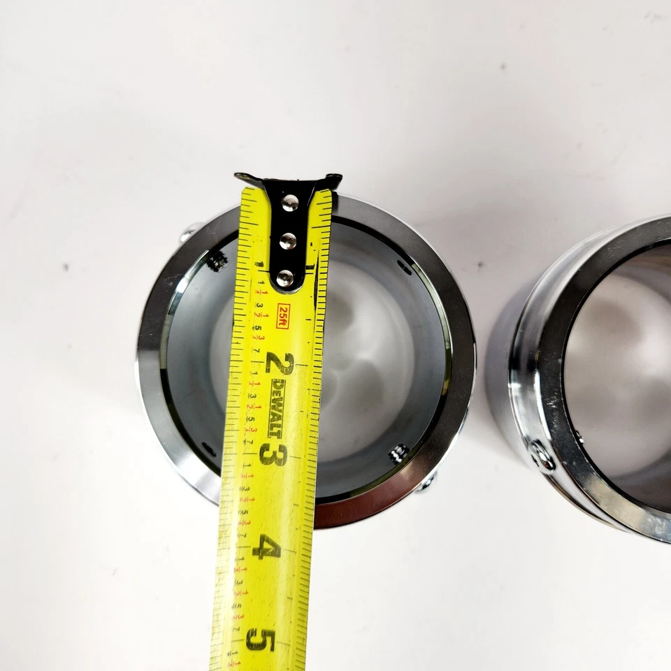 RC Components 4" Blitz Exhaust Slip-On Muffler Tip RCX04C Chrome - Image 4 of 4