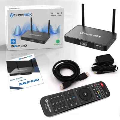 SuperBox S6 Pro  Media Player Smart Box  Streaming Solution  * 3 Units Bundle *