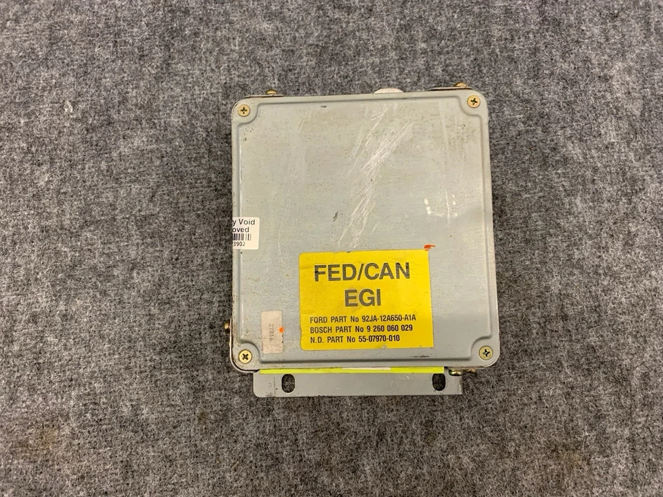 93-94 MERCURY CAPRI ECM MÓDULO ECU PCM 92JA-12A650-A1A Motor Computadora Foto 2 de 4