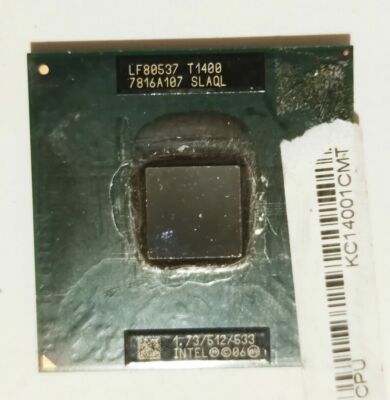 CPU DUAL CORE T1400 1.73 GHz SLAQL INTEL CELERON PROCESSOR