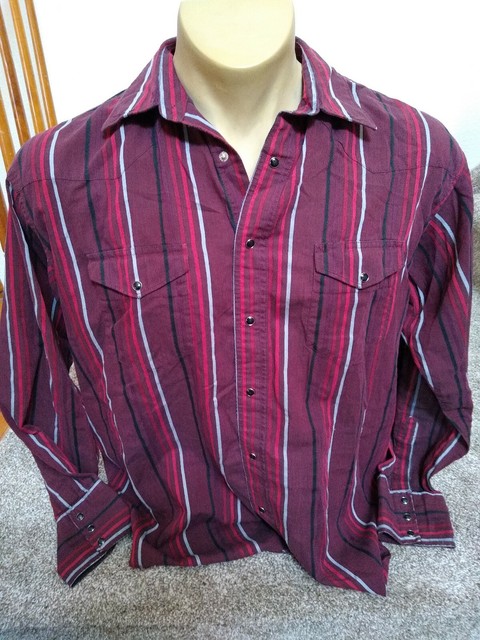 wrangler pearl snap shirts for men