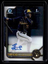 Larry Ernesto 2022 Bowman Chrome 1st Autograph Auto Card #CPA-LE