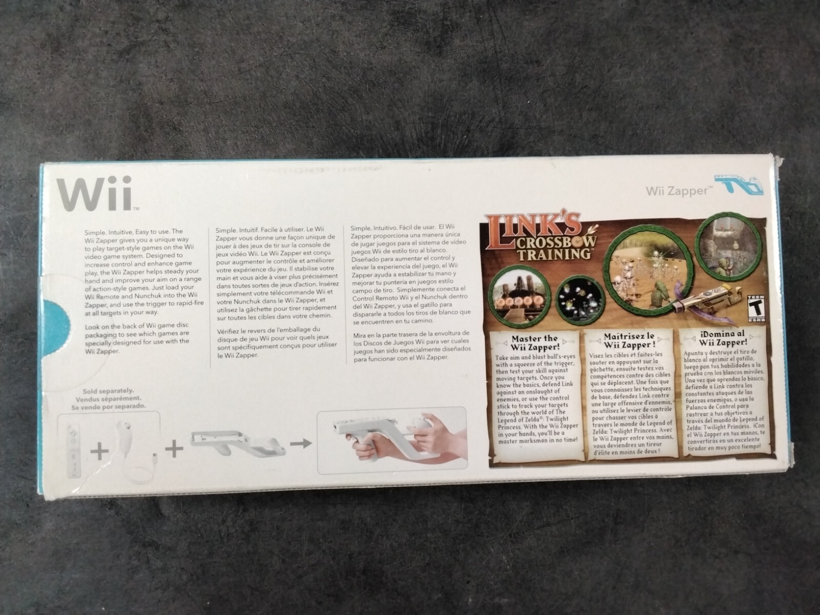 Nintendo Wii Zapper with Link's Crossbow Training White 454968901 eBay