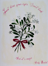 Andy Warhol Still Life Flowers WEDDING Greeting Card It's Magic Congratulations