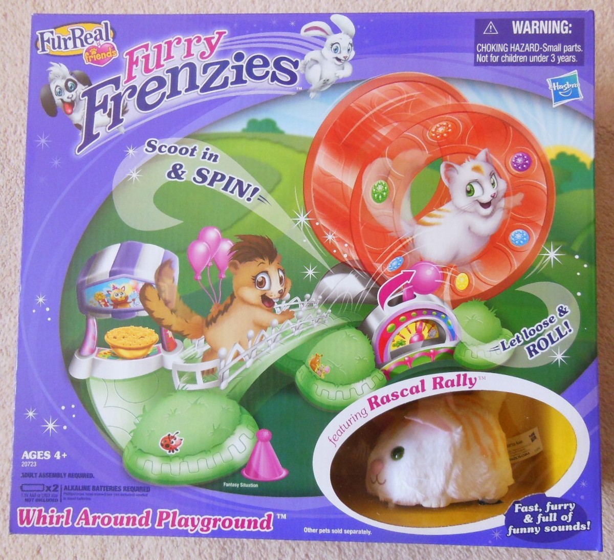Hasbro FurReal Furry Frenzies Rascal Rally Loud Cat Whirl Around - Main Image