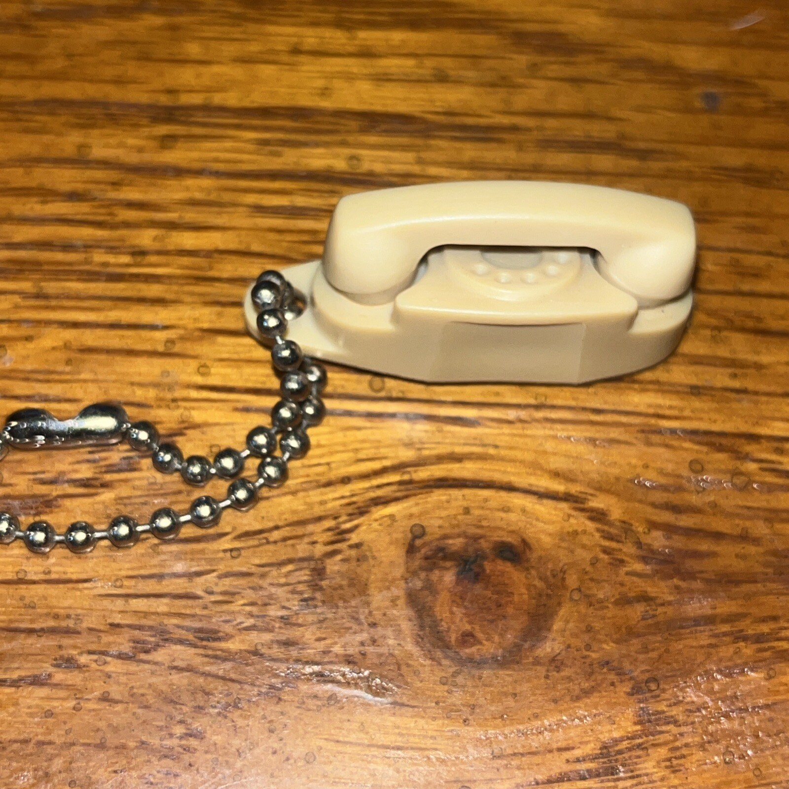 Vtg The Princess Phone Keychain Vintage 1950s Tan Tupperware Bell Telephone