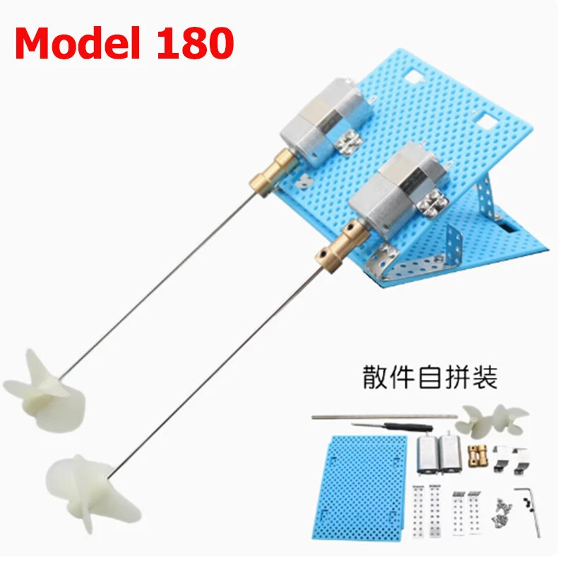 Boot Schiff Modellbausatz Twin Dual Motor Fernbedienung Elektro Propeller Modell - Bild 4 von 4