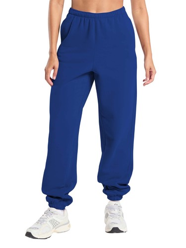 Felpa donna oversize vestibilità ampia pantaloni in pile pesante con tasche - Foto 48 di 57