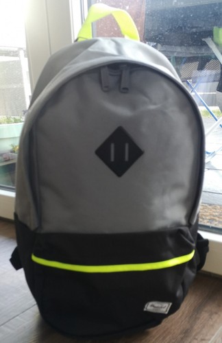 Herschel Heritage PRO NEU + Etiketten Rucksack Tasche Grey Black Safety Yellow - Bild 12 von 14