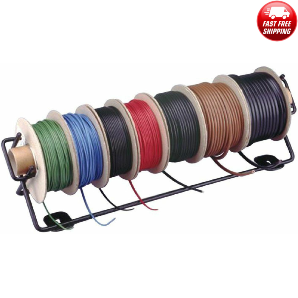Cable Reel Holder Spool Dispenser Workshop - Wall Mountable Electrician - 53cm