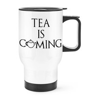 Tee Ist Kommen Reise Becher Tasse Griff Lustig Geburtstag Freundin Freund
