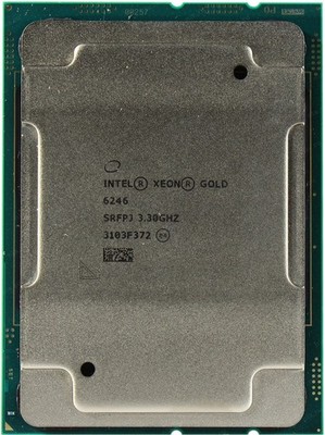 Intel Xeon Gold 6246 3.30GHz 12-Core 24.75MB SRFPJ Processors.