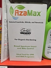 AzaMax By General Hydroponics. Organic OMRI Listed. Insecticide Miticide 