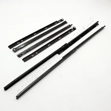 2 PAIR 18" Side Mount 80-lb Load Capacity 3/4 Extension Cabinet Drawer Slides