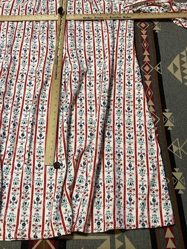 Lanz of Salzburg Nightgown Flannel Floral L NWT Stripe Eyelet T21 - Picture 4 of 9