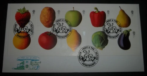 2003 FUN FRUIT & VEG STUART FIRST DAY COVER - FDI APPLEBY SCUNTHORPE