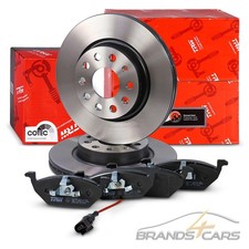 TRW BREMSSCHEIBEN +BELÄGE VORNE FÜR AUDI A3 8P SEAT LEON 1P SKODA YETI VW GOLF 6