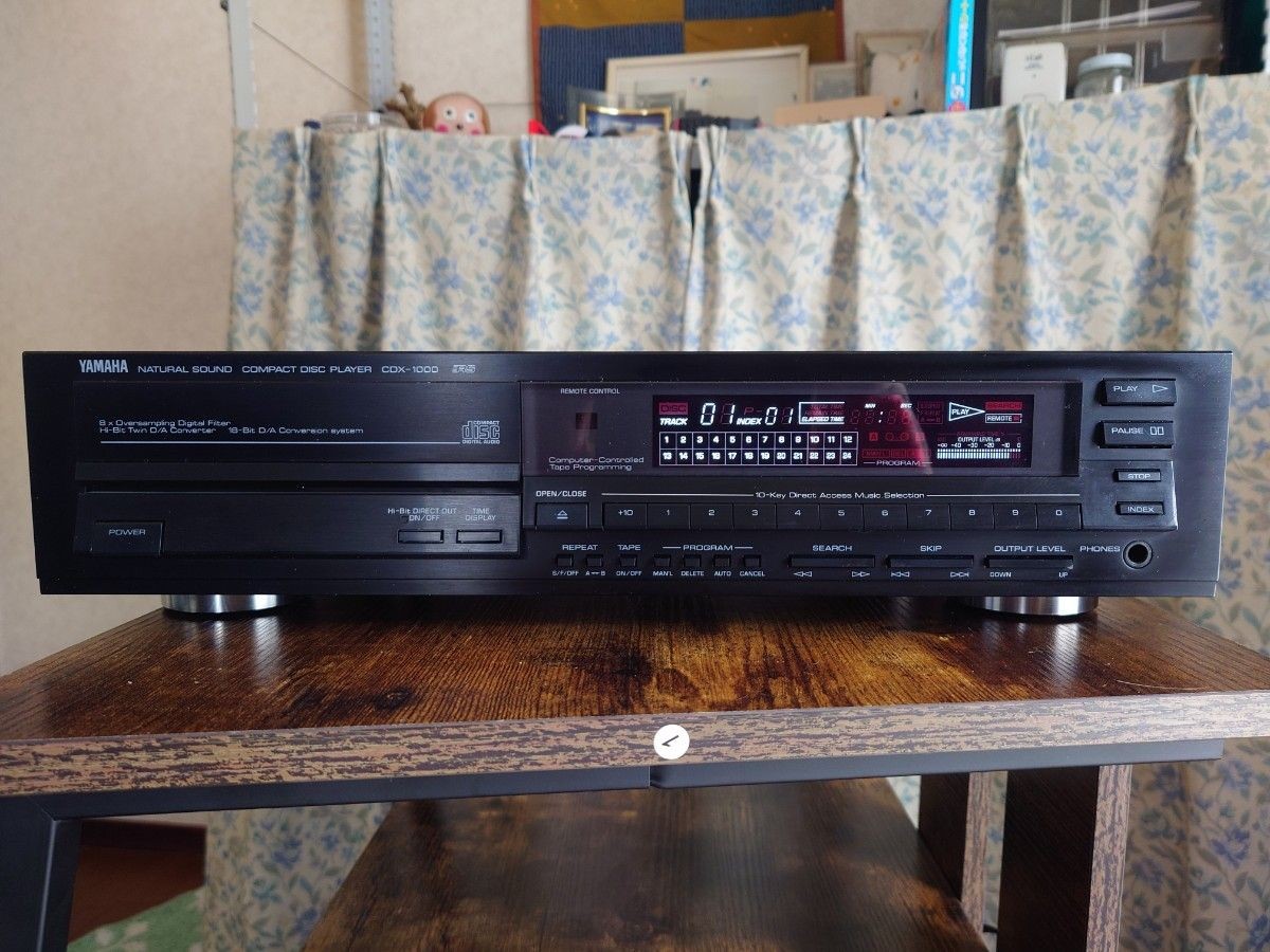 Yamaha CDX-1000 Natural Sound CD Player Vintage Audiophile Tested