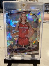 2025 WNBA Prizm Cracked Ice Lucy Olsen Rookie RC