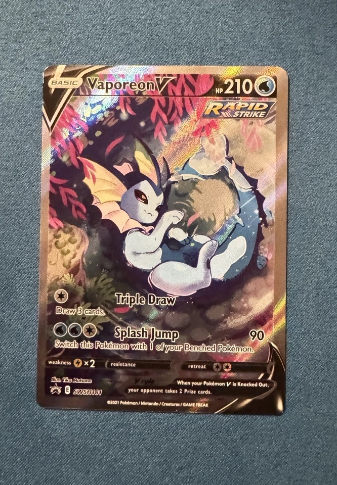 Vaporeon V SWSH181 SWSH: Sword & Shield Promo Cards Holo - Image 2 of 4