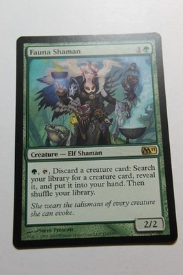 MTG Fauna Shaman x1- -Magic 2011-Lightly Played