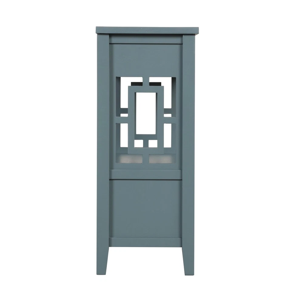 Pine Console Table with 4 Drawers and 1 Shelf - Image 4 of 4