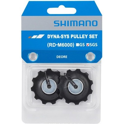 Shimano RDM6000 Riemenscheibensatz SGS schwarz/silber