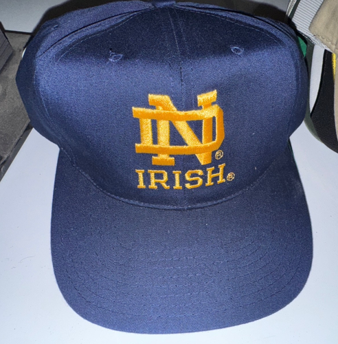 ADULT Vintage Annco Notre Dame Fighting Irish Snapback Hat Cap Retro 90s Clean