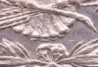 1878 7/8 TF $1  NGC AU 53  VAM 41  7/7 Tail Feather OverStamp (TOP 100)