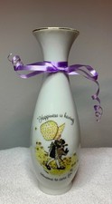 Vintage 1973 Holly Hobbie Vase Happiness is Having Somone to Care For