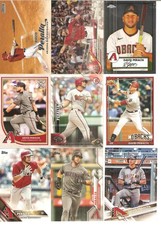 100 CARD DAVID PERALTA BASEBALL CARD LOT