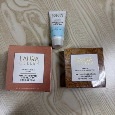 laura geller baked balance-n-brighten/double Take Baked foundation Bundle (Med)