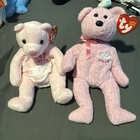 TY Beanie Babies  “Baby Girl” the Its A Girl Pink Bear Plush