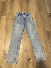 Reformation Cynthia High Rise Straight Jeans Button Fly Womens Size 23