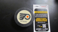 Tim Kerr signed Hockey Puck JSA Certified