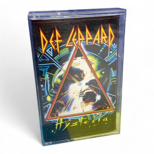 Def Leppard - Hysteria Cassette Tape 1987 Mercury Rock Chrome Dioxide