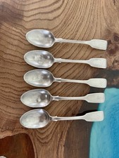 5x Vintage 925 Sterling Silver Spoons - British Hallmarked 91g