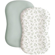 Konssy 2 Pack Baby Lounger Cover, Stretchy and Soft Newborn Lounger Cover,